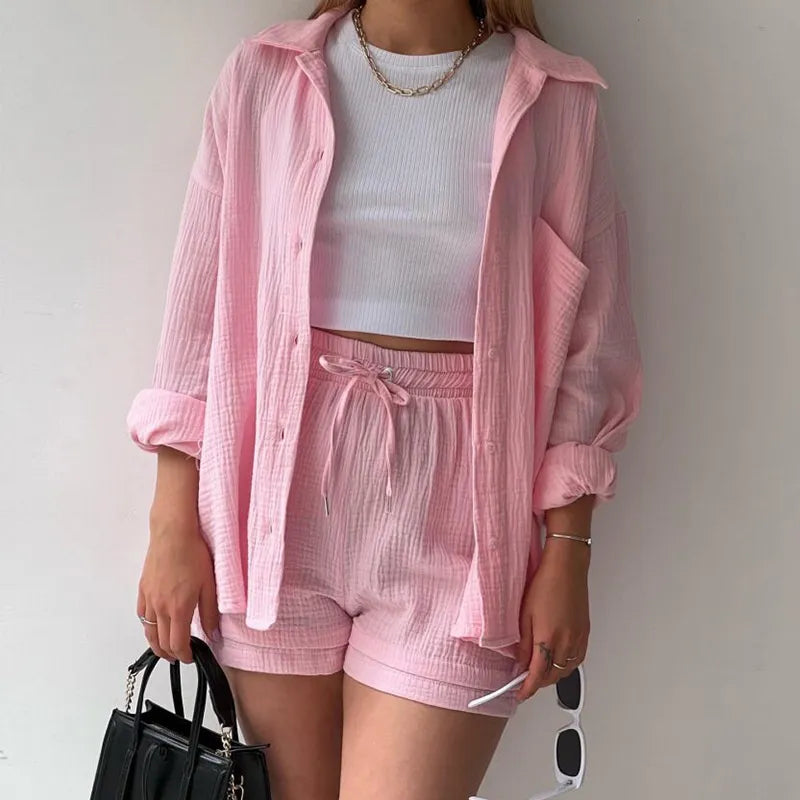 Lizz Damen-Outfit: Zweiteiliges Set