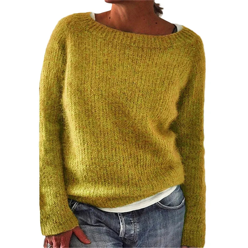 Krohn-e | Loser Strickboot Hals Pullover