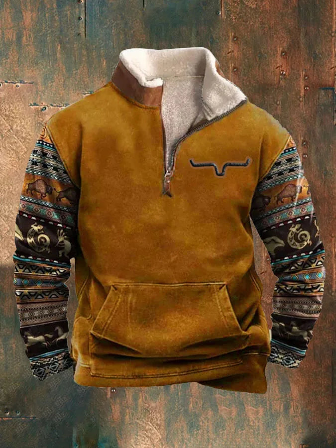 Leon 3D-Print Vintage Hoodie