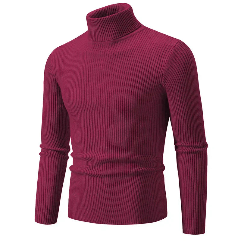 Krohn-e | Rollkragenpullover Baumwolle Stilvoll, Warm