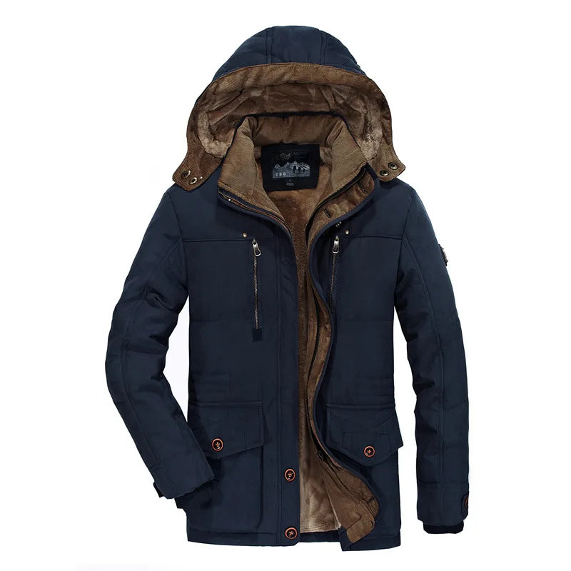 Herren Winter Fleecejacke Leon
