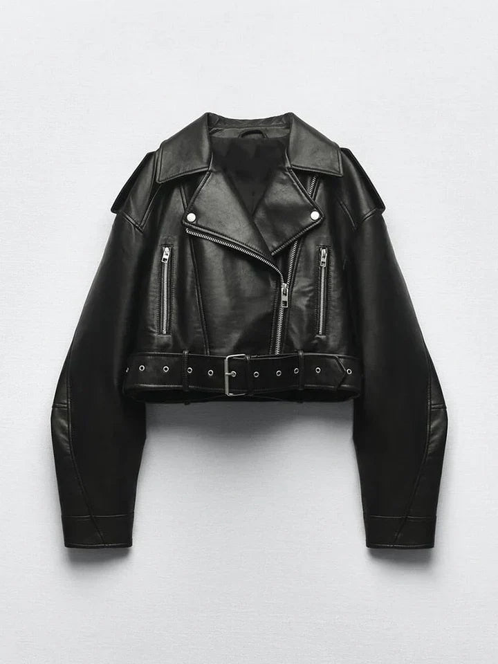 Krohn-e | Lederjacke Im Vintage - Stil