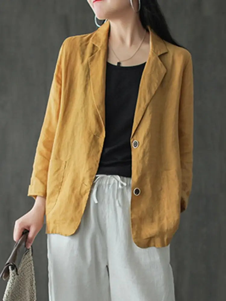 Krohn-e | Casual-Jacke mit Knöpfen für Damen