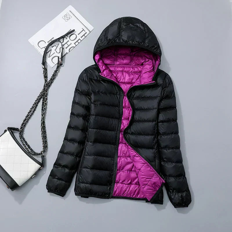 Krohn-e | Kapuzen Daunenjacke Spezielle Winter