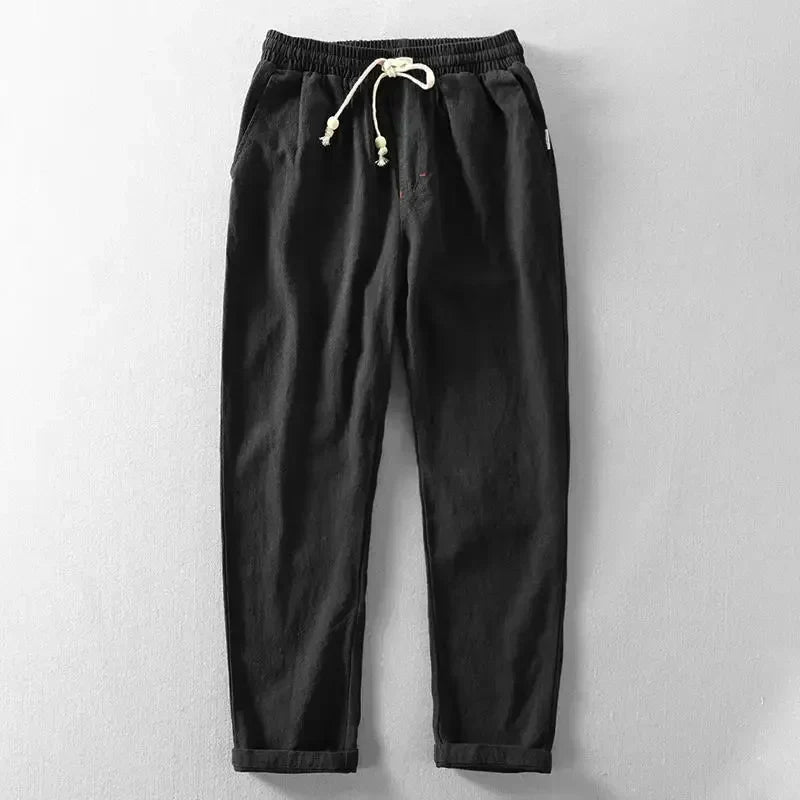 Leichte und bequeme Herrenhose aus Leinen