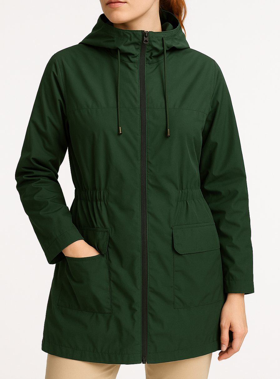 Krohn-e | Damen Eleganter Regenjacke