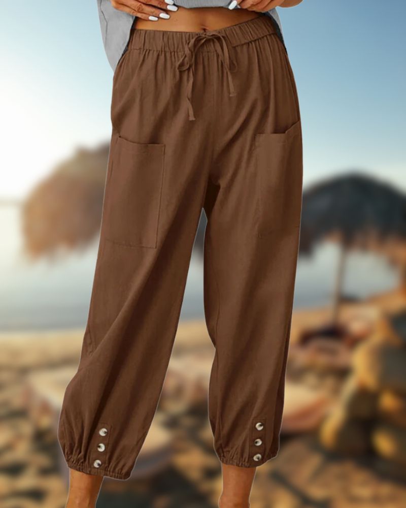Leinenhose für Damen – lässiger Schnitt von Sara