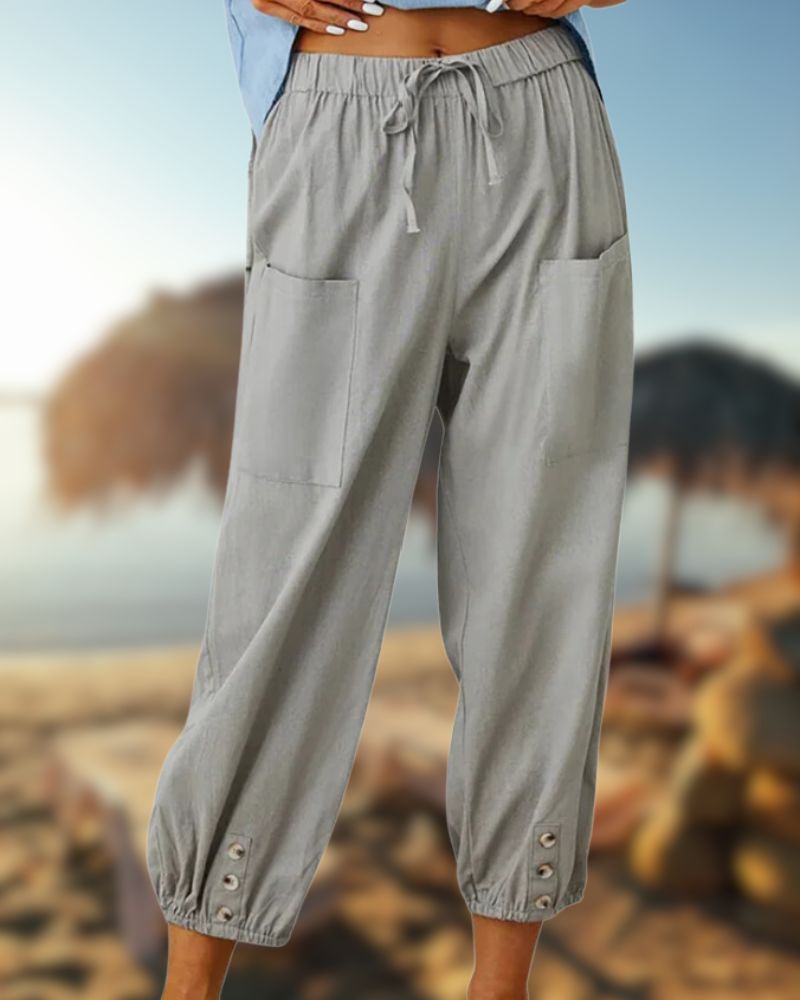 Leinenhose für Damen – lässiger Schnitt von Sara