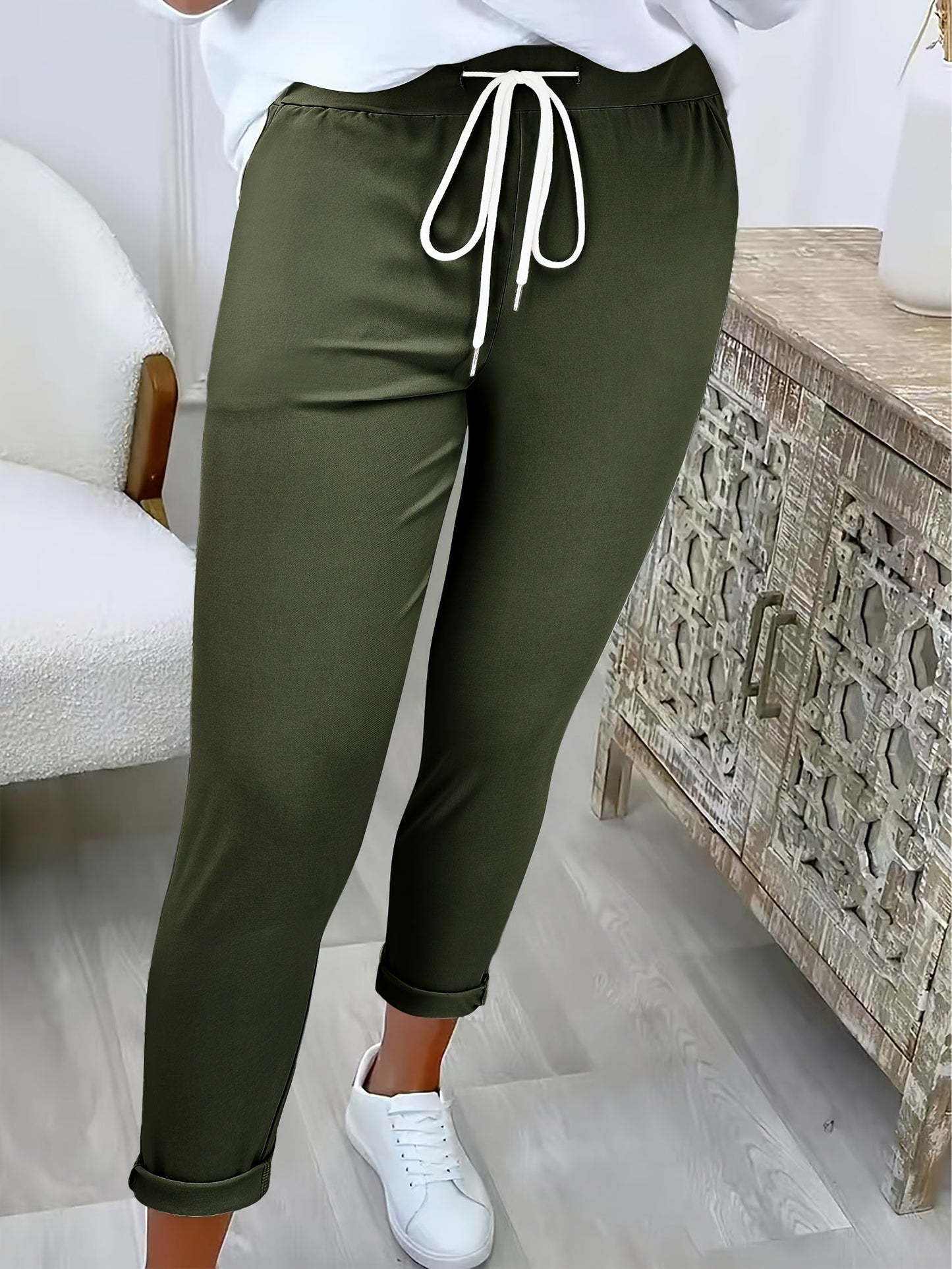 Krohn-e | Funktionale Damenhose mit Elastischem Bund
