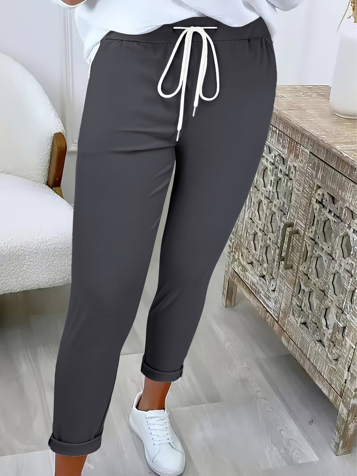 Krohn-e | Funktionale Damenhose mit Elastischem Bund