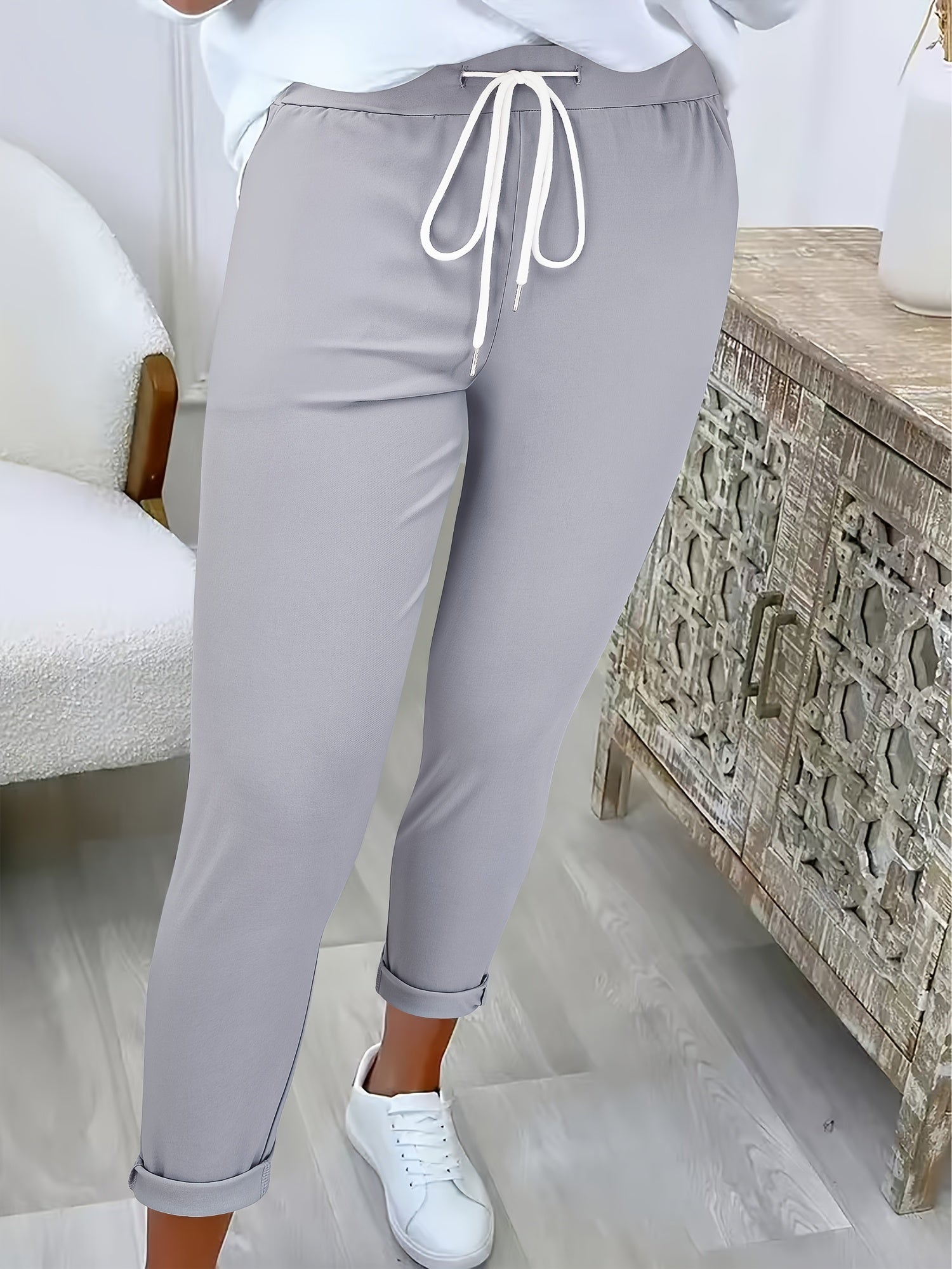 Krohn-e | Funktionale Damenhose mit Elastischem Bund