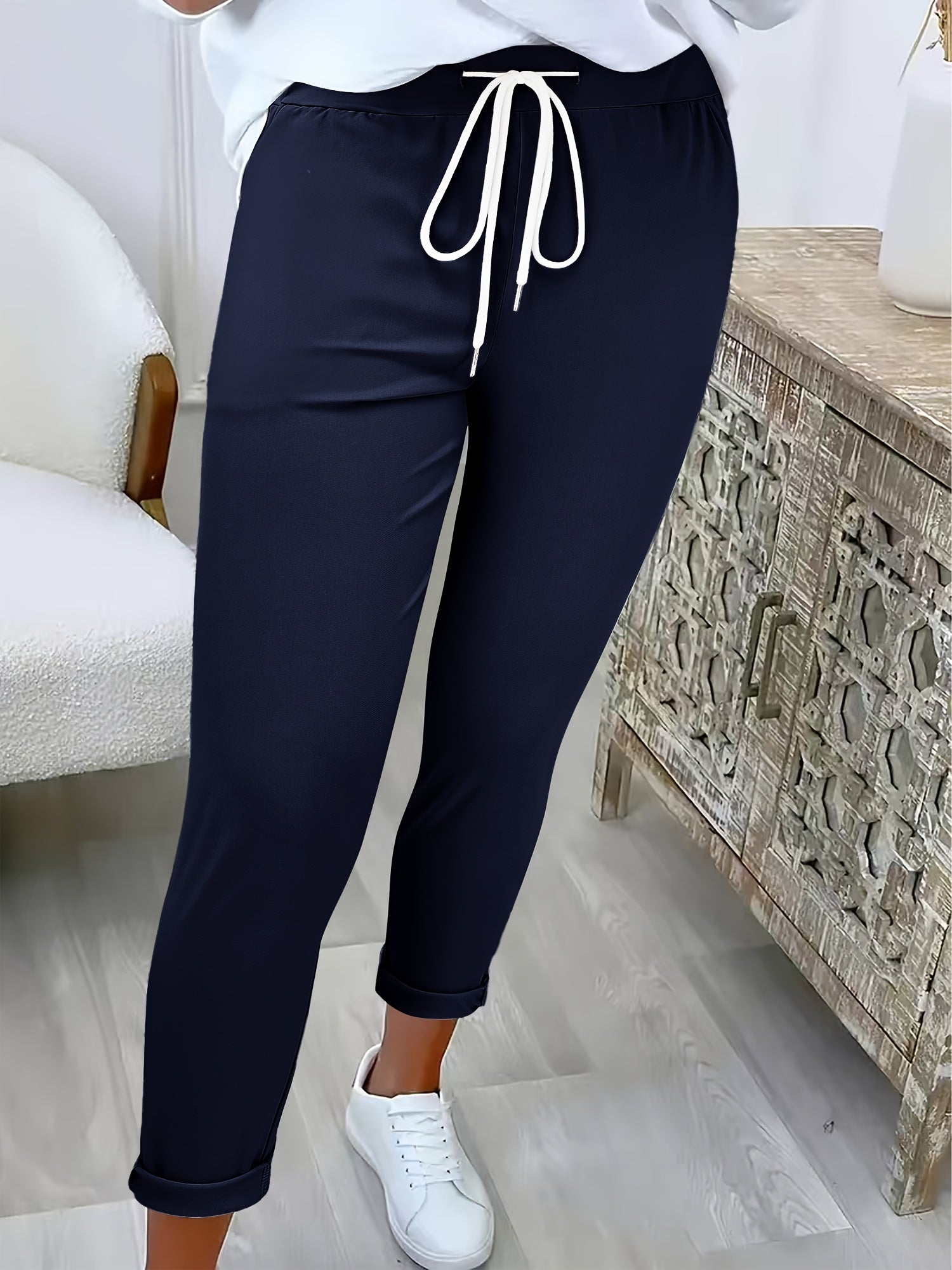 Krohn-e | Funktionale Damenhose mit Elastischem Bund