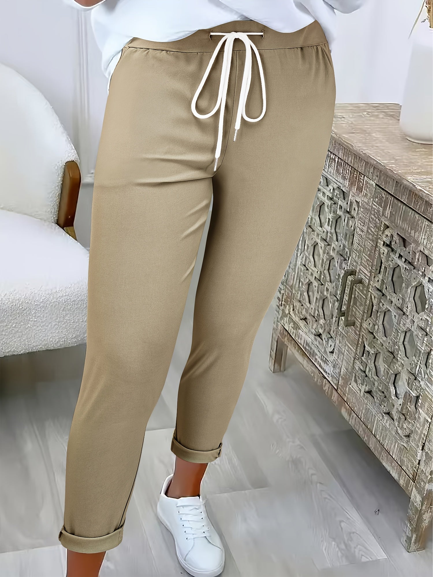 Krohn-e | Funktionale Damenhose mit Elastischem Bund