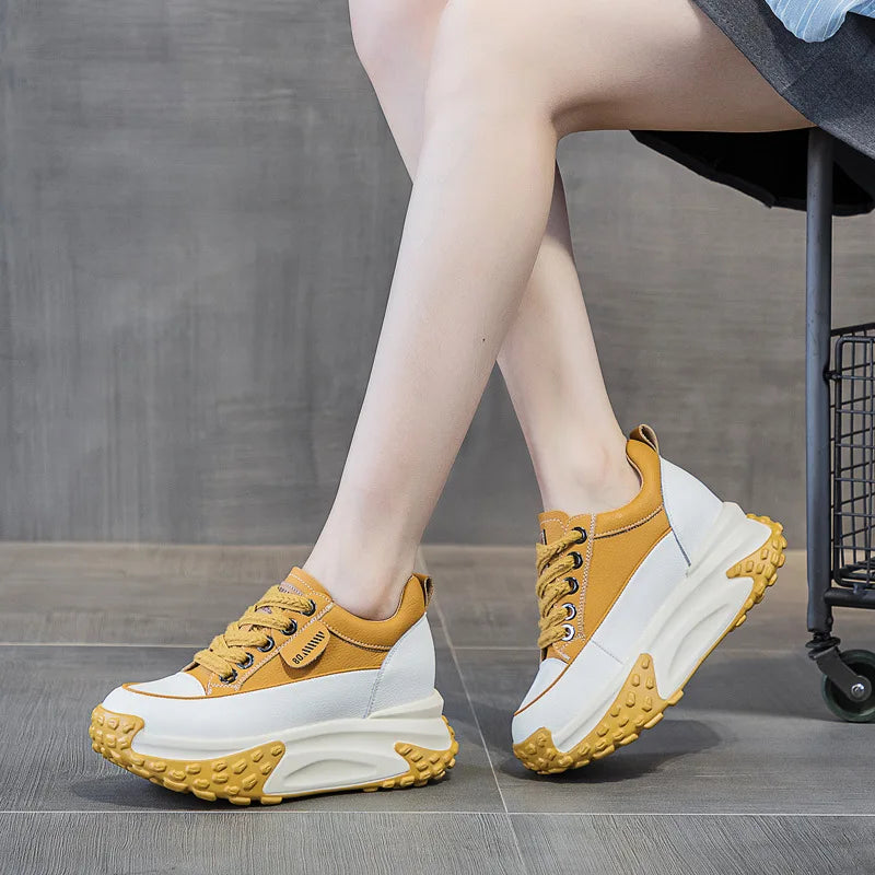 Clara Damen-Freizeit-Sneaker mit Farbblock-Design