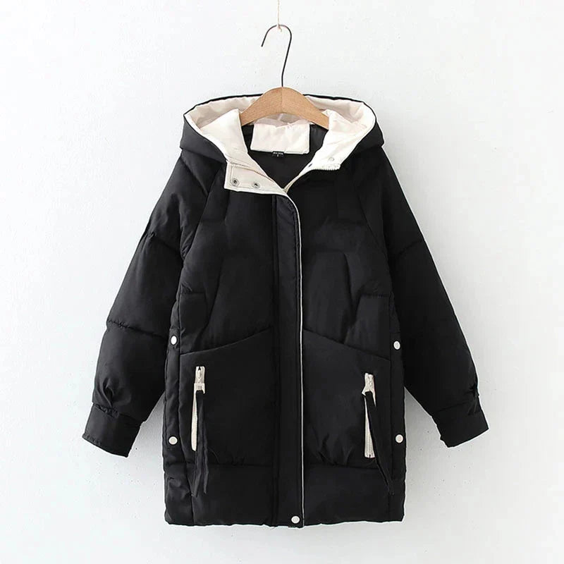 Krohn-e | Oversized Winter Baumwoll Daunenjacke