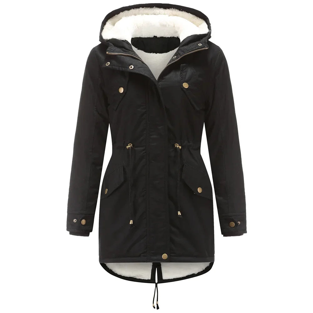 Lena Damen Winterparka: Flauschiges Fleecefutter, maximaler Wärmekomfort und Style