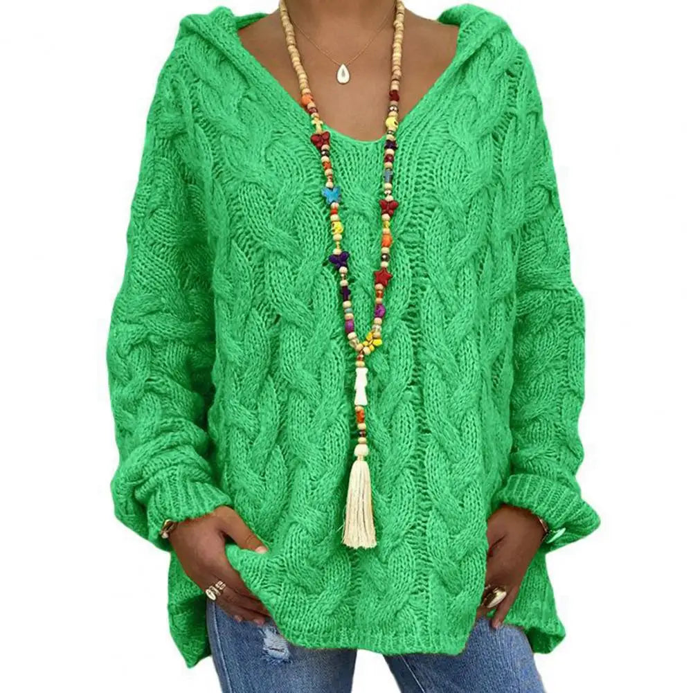Krohn-e | Oversize Kabelstrickpullover Kabelstrick Weich und Lässig