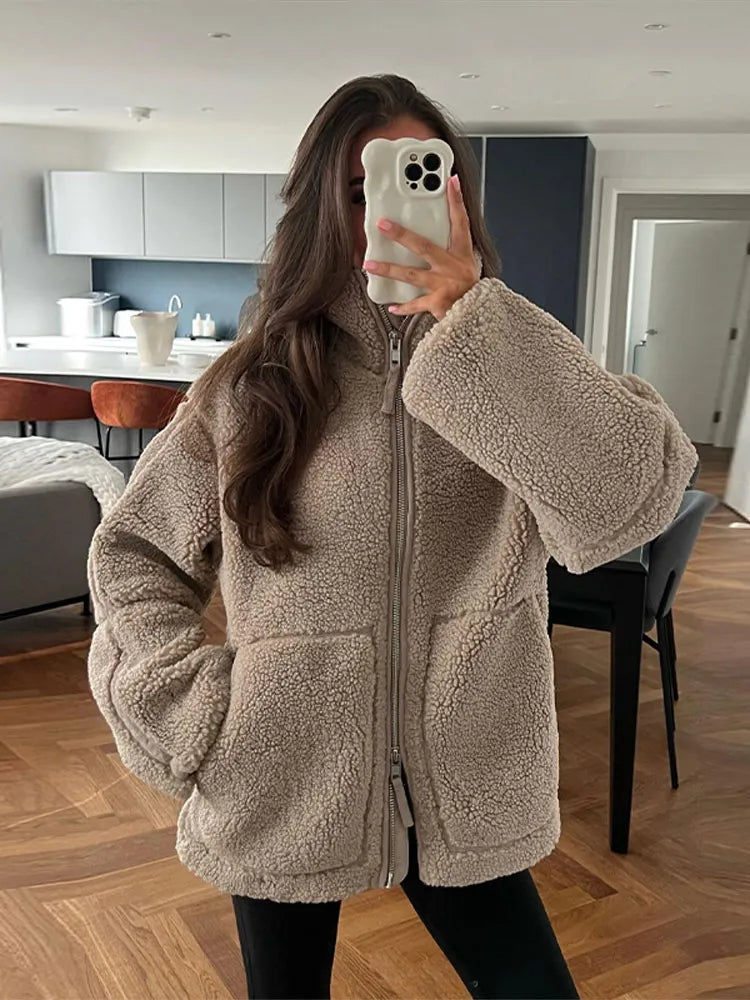 Krohn-e | Warme Teddyjacke