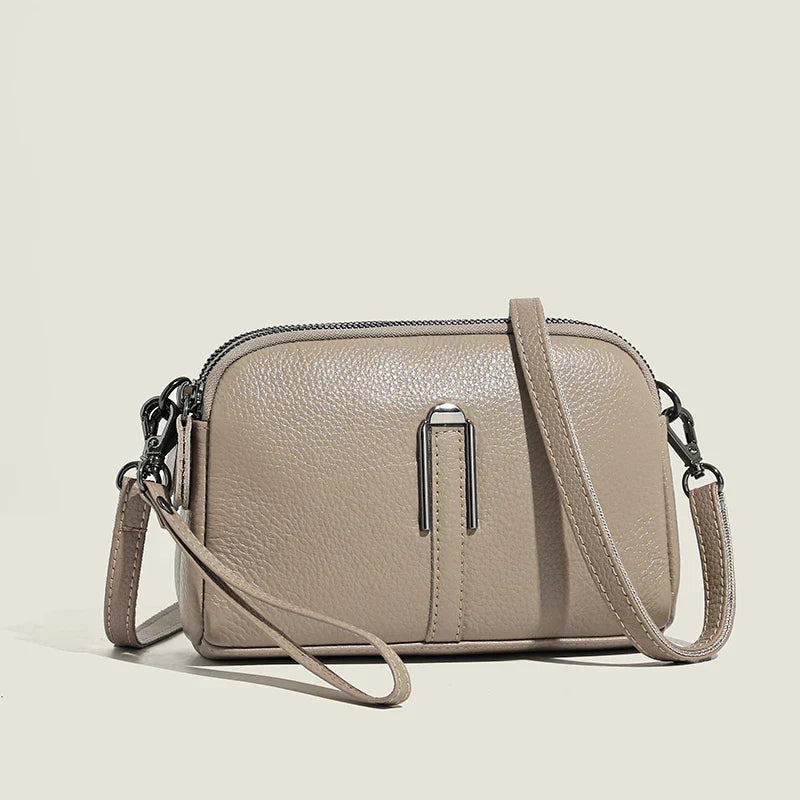 KROHN-E Damen Schultertasche Minimalist Design Strukturiert