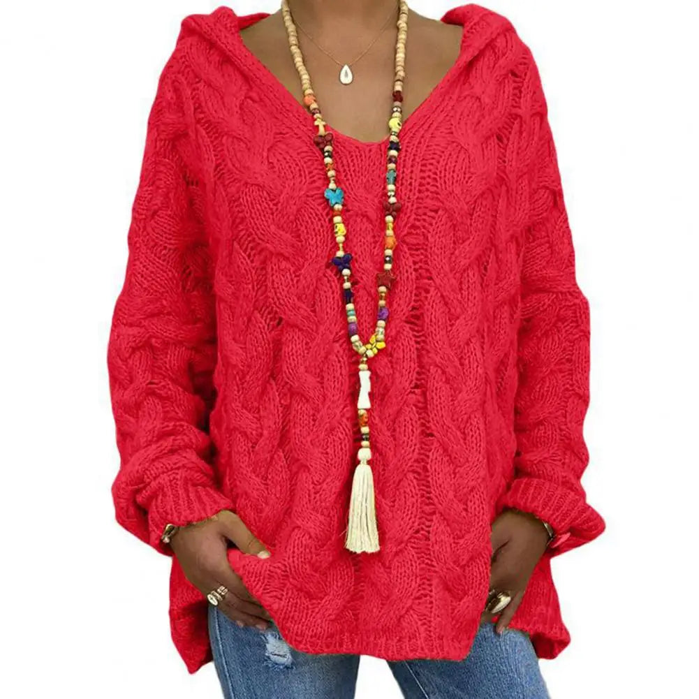 Krohn-e | Oversize Kabelstrickpullover Kabelstrick Weich und Lässig