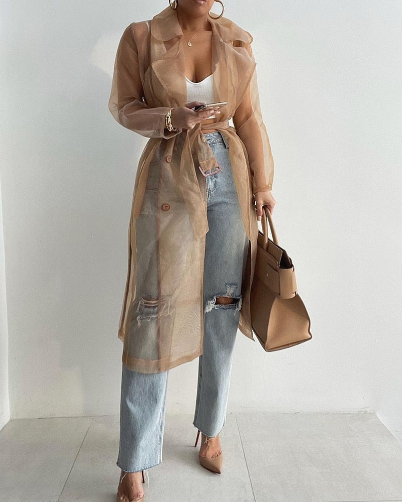 Moderner Trenchcoat für Damen - Carmen