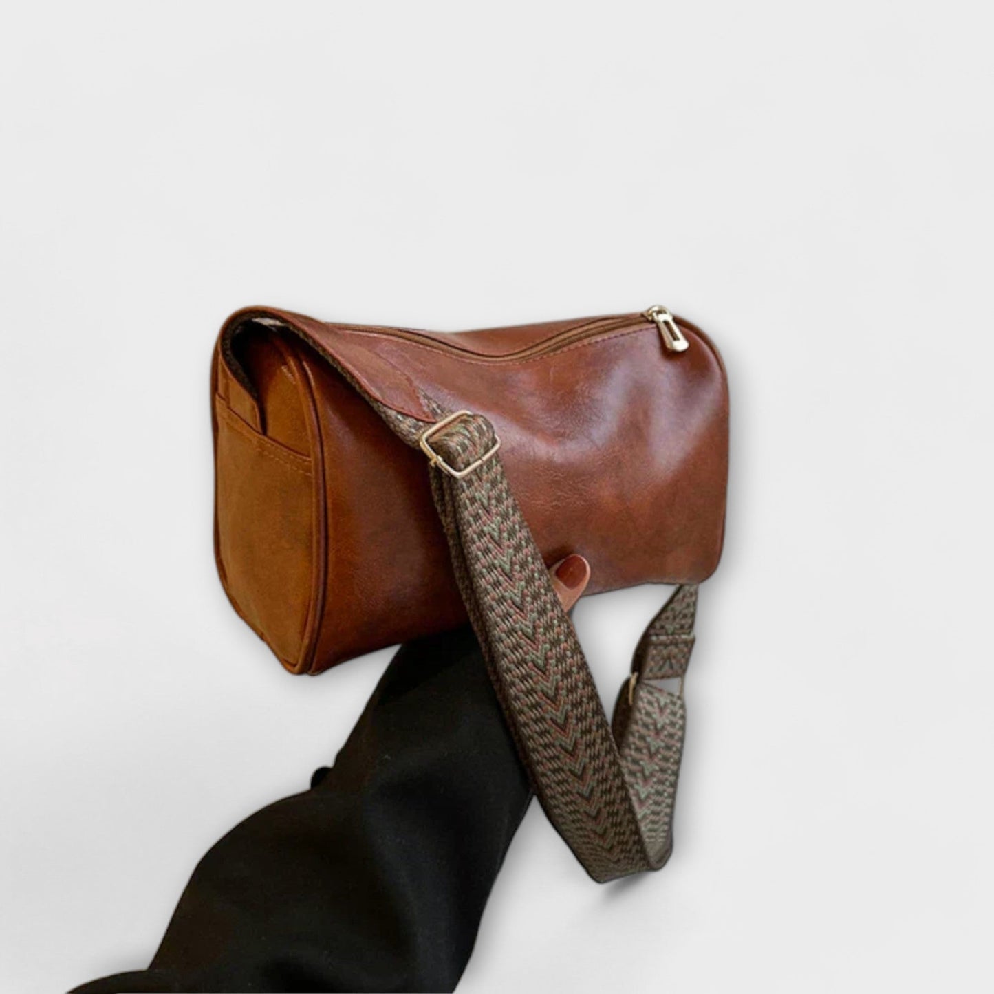 KROHN-E Damen Schultertasche Modern Verstellbarer Riemen Vielseitig