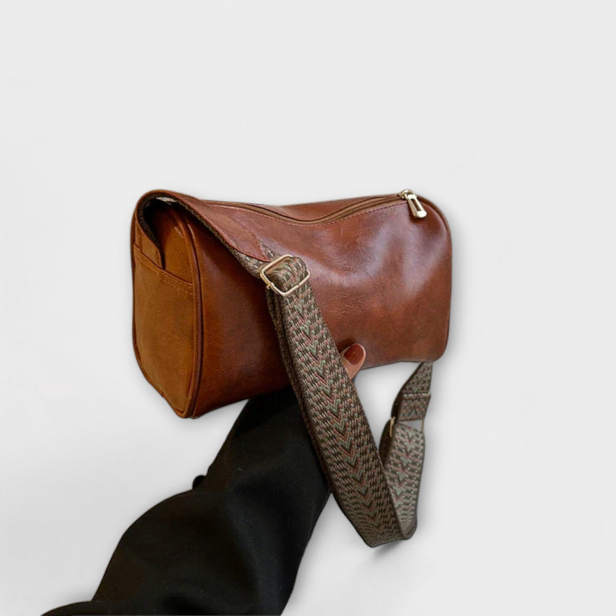 KROHN-E Damen Schultertasche Modern Verstellbarer Riemen Vielseitig