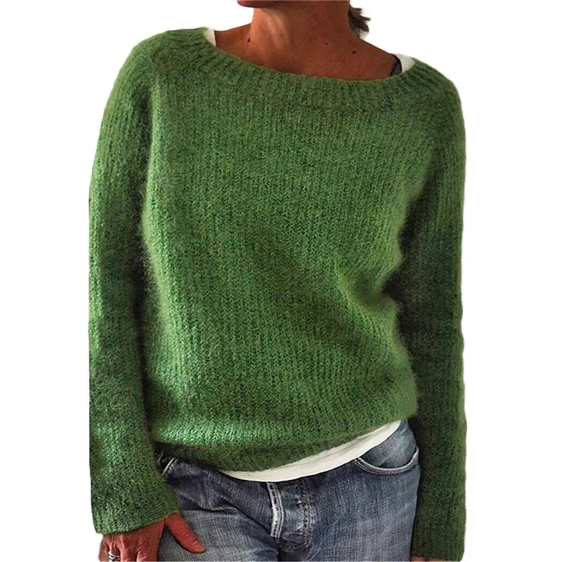 Krohn-e | Loser Strickboot Hals Pullover