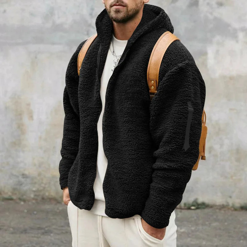 Aelwynne: Winterjacke aus Fleece und Kaschmir für kalte Tage
