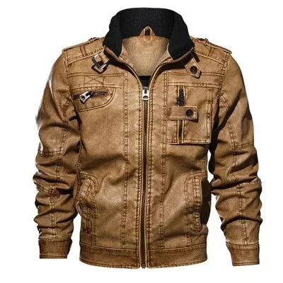 Herren Lederjacke Marco - warm für Herbst & Winter