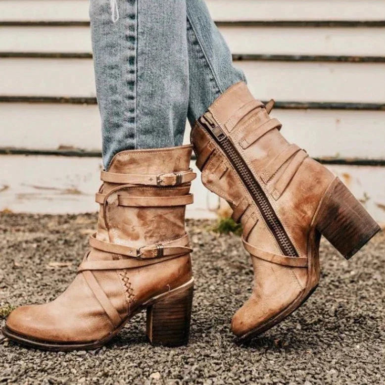 Krohn-e | Frauen Retro Stiefel