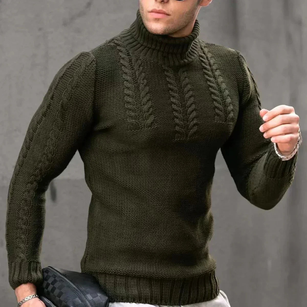 Stylischer und einfacher Gina Winterpullover