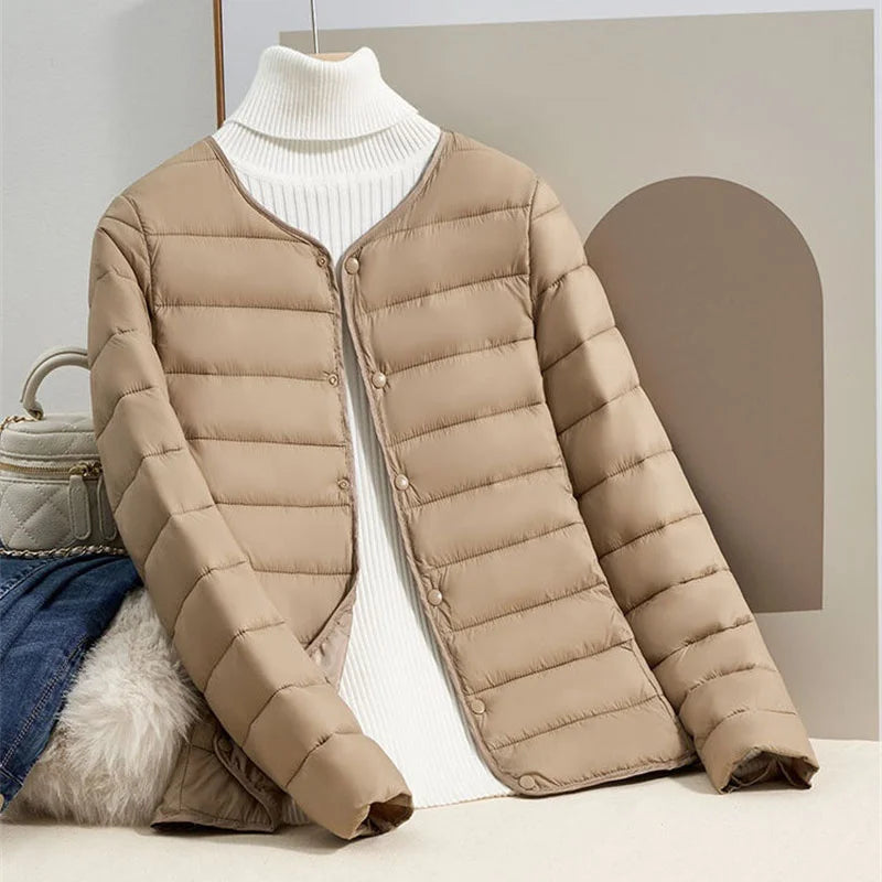Krohn-e | Slim Fit Leichte Daunenjacke