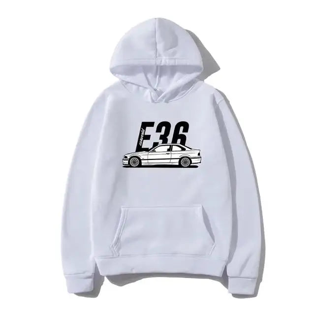 Sportlicher Hoodie mit Robin-Auto-Design