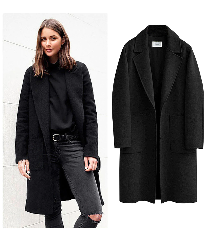 Krohn-e | Oversized Eleganter Damen Trenchcoat