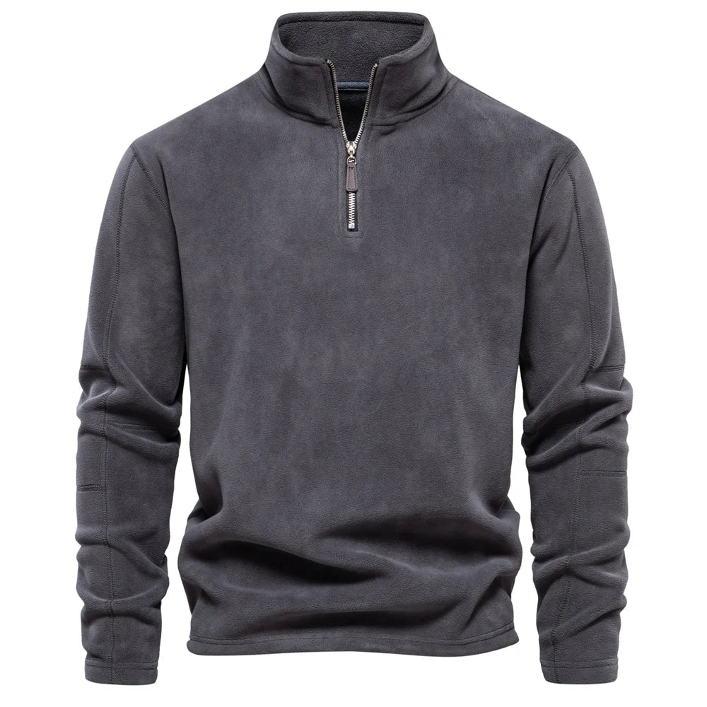 Krohn-e | Weiches Fleece Sweatshirt mit Reißverschluss Warm und Komfortabel Ideal für Kaltes Wetter