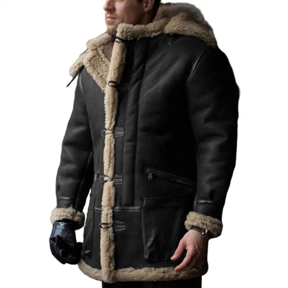 Herren Winterjacke Markus – Retro, warm, mit Kapuze