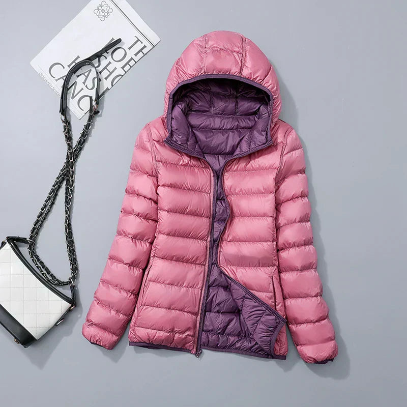 Krohn-e | Kapuzen Daunenjacke Spezielle Winter