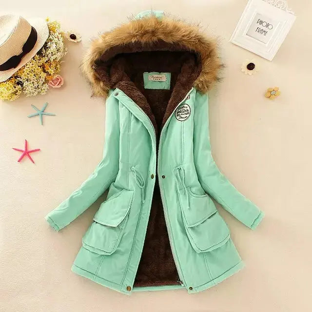 Krohn-e | Gepolsterte Baumwolle Herbst Winter Jacke Slim Fit