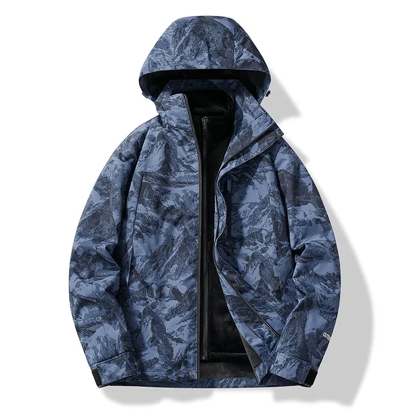 Krohn-e | und Damen Skijacke mit Kapuze