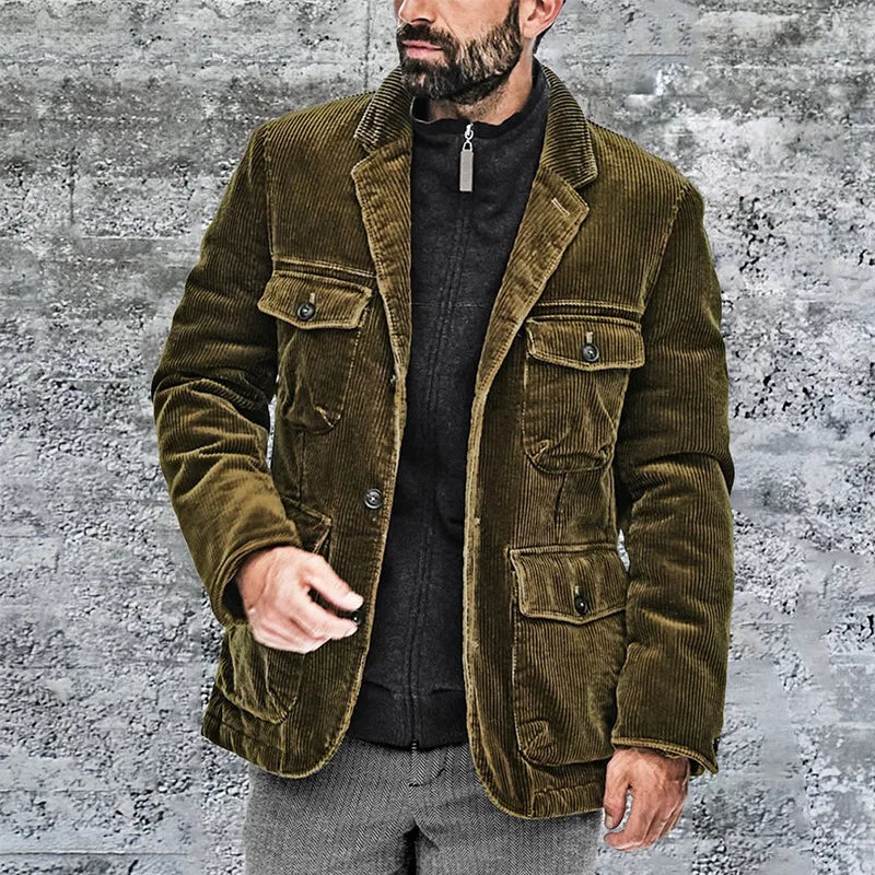 Männersamtjacke Guido - elegant