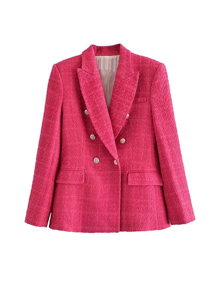 Blazer with Breast Pockets