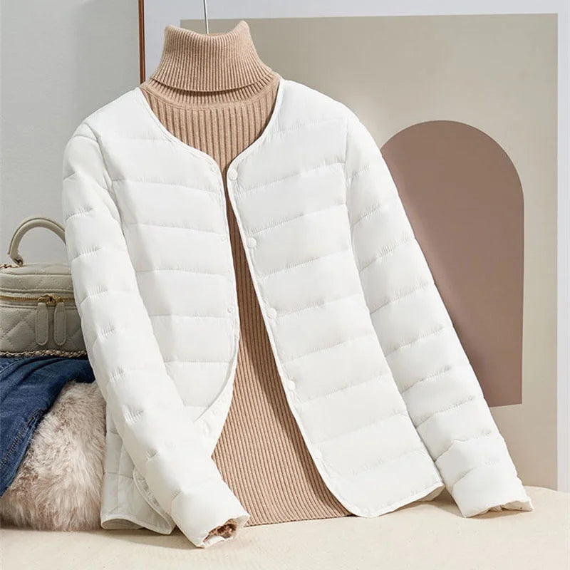 Krohn-e | Slim Fit Leichte Daunenjacke