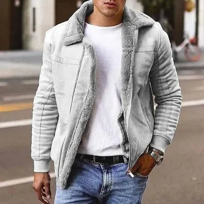 Krohn-e | Stilet Pelzfutterjacke Polyester Warm und Bequem