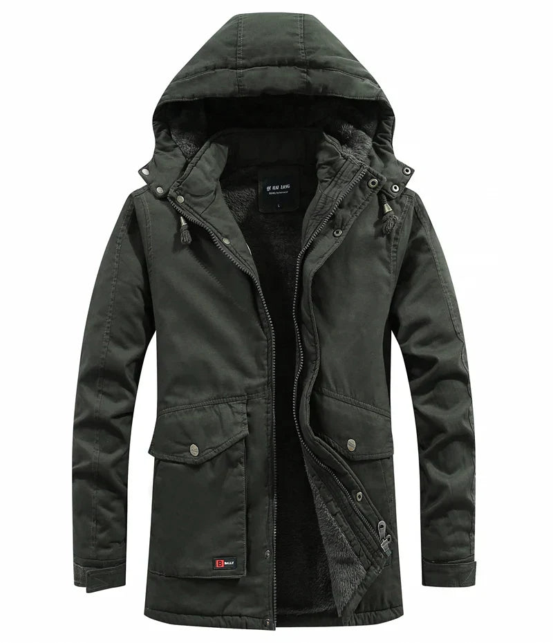 Herren Winterjacke mit Kapuze von Kristian
