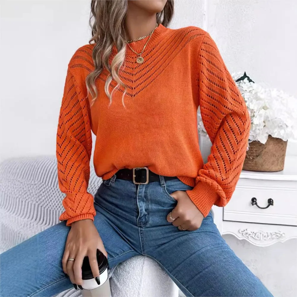 Krohn-e | Strickpullover mit Laternenärmeln
