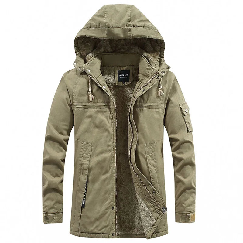 Herren Winterjacke mit Kapuze von Kristian