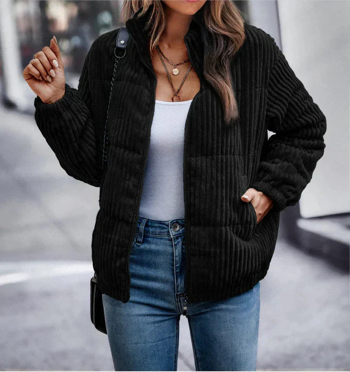 Krohn-e | Ribfluwelen Winterjacke