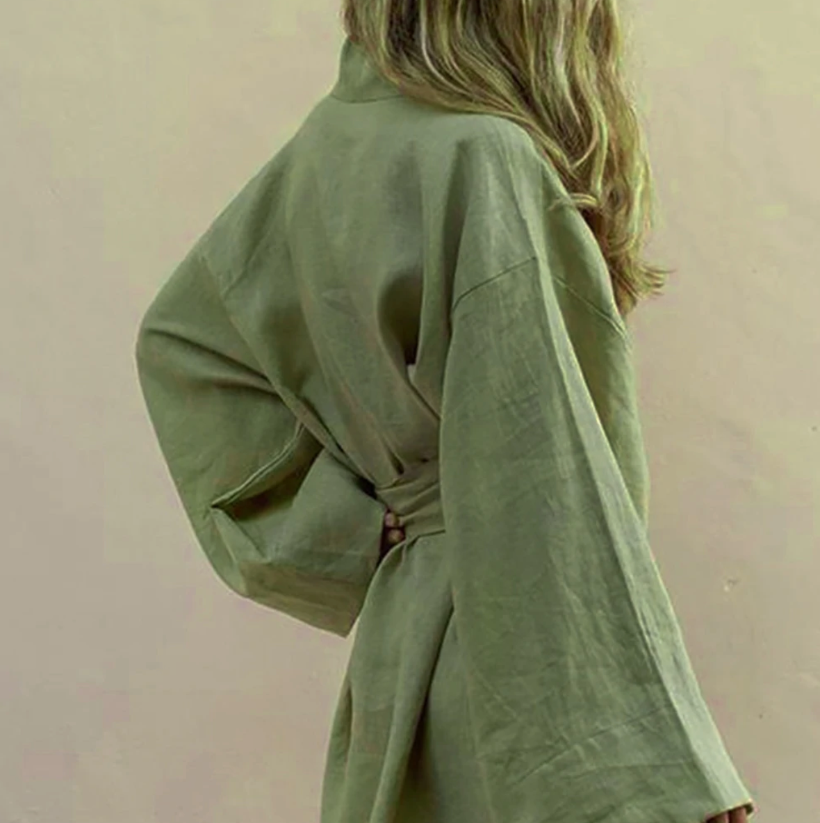 Krohn-e | Luxus Kimono mit Gürtel
