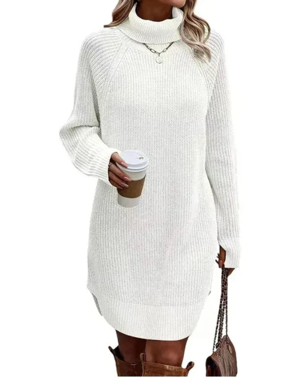 Krohn-e | Damen Strickkleid Elegant